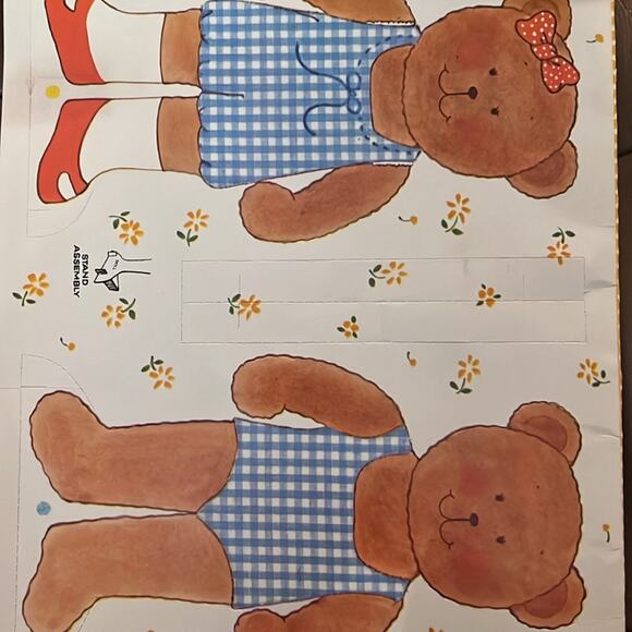 Unopened Teddy Bear Paperdolls - Picture 2 of 4